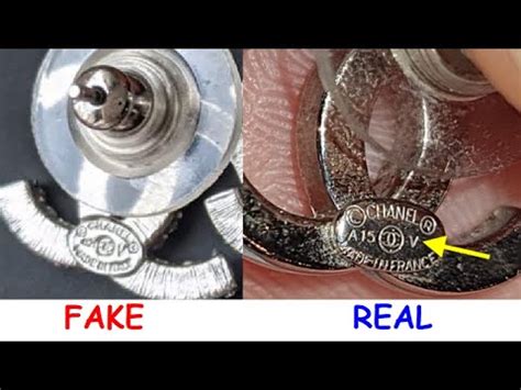 how to know if chanel earrings are fake|non authentic chanel earrings.